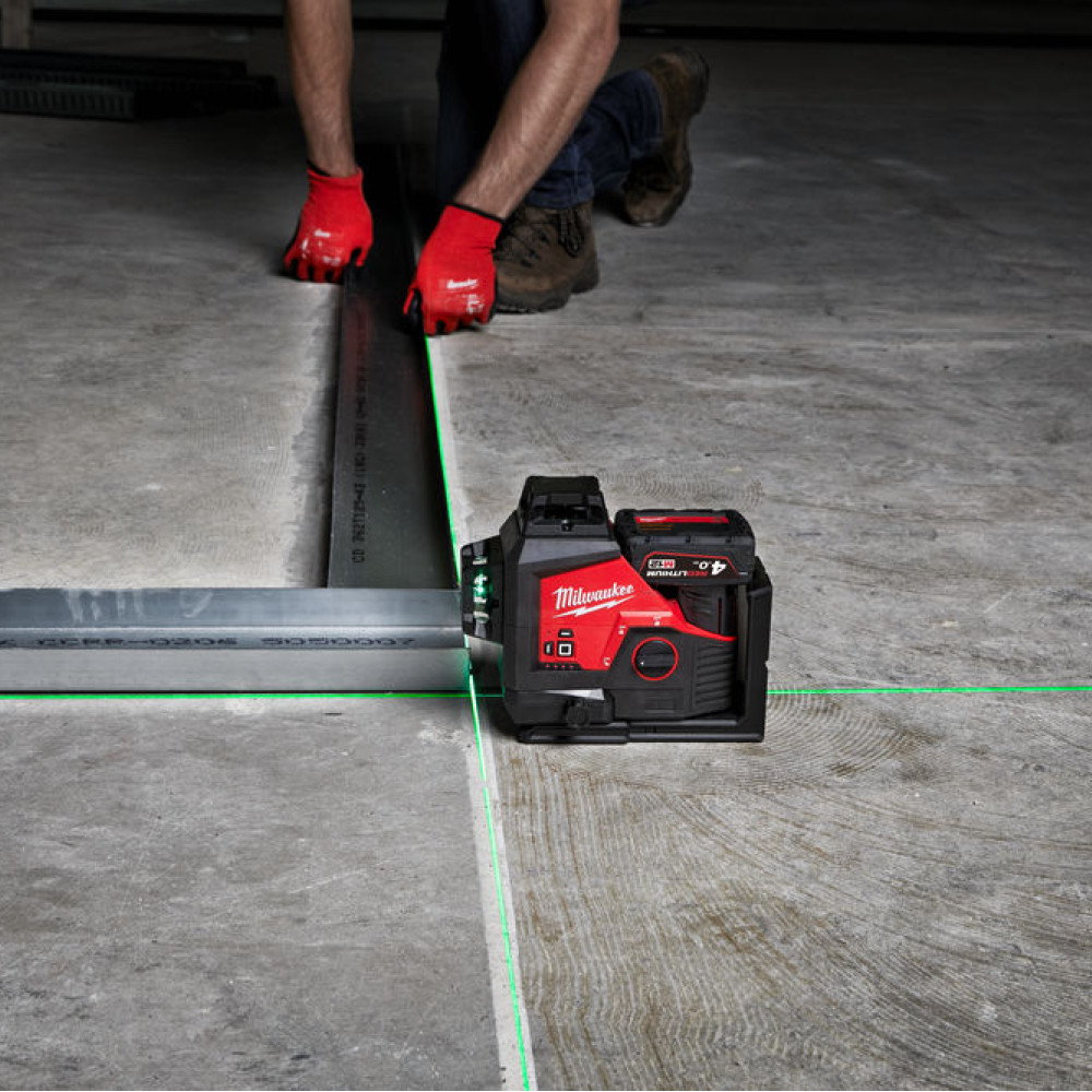 M12™ 3PLKIT-401P 360° ΠΡΑΣΙΝΟ LASER 3ΩΝ ΕΠΙΠΕΔΩΝ ΣΕ ΚΙΤ ΜΕ ΕΞΑΡΤΗΜΑΤΑ