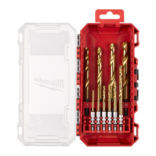 SET RED HEX – SHOCKWAVE™ HSS-TiN ΤΡΥΠΑΝΙ ΜΕΤΑΛΛΟΥ 10 ΤΕΜ