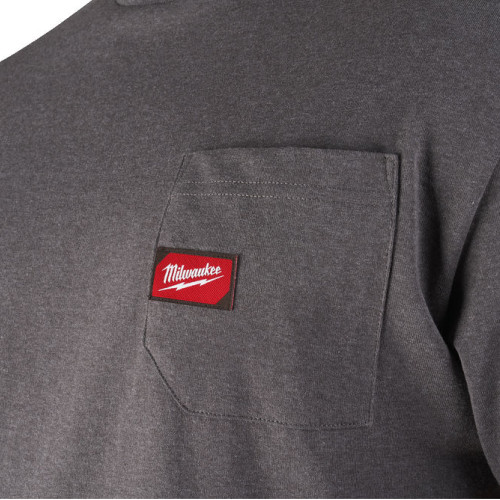 ΑΝΘΕΚΤΙΚΟ ΜΠΛΟΥΖΑΚΙ T-SHIRT ΕΡΓΑΣΙΑΣ (ΓΚΡΙ)