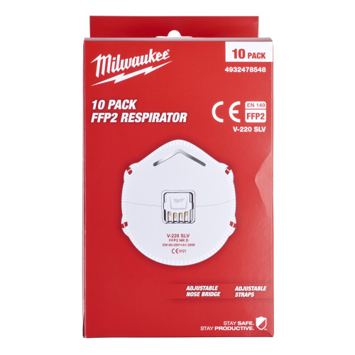 ΜΑΣΚΑ ΠΡΟΣΤΑΣΙΑΣ FFP2 ΜΕ ΒΑΛΒΙΔΑ 10 ΤΕΜ