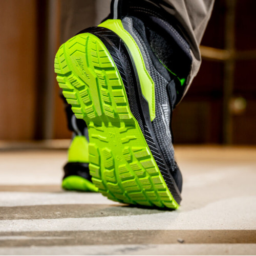 FLEXTRED™ HI-VIS FXT S1PS ΠΑΠΟΥΤΣΙΑ ΑΣΦΑΛΕΙΑΣ ΠΡΑΣΙΝΑ ΜΕ ΥΦΑΣΜΑΤΙΝΟ ΑΝΩ ΜΕΡΟΣ