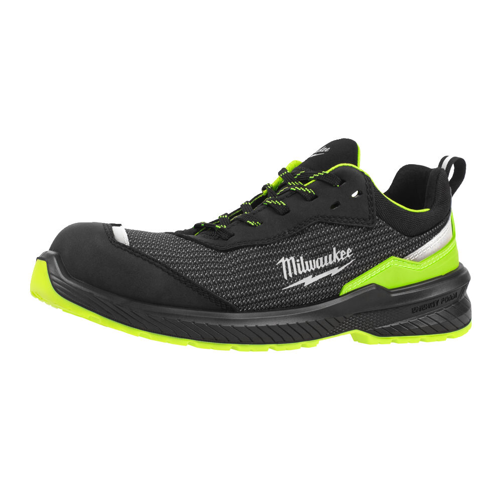 FLEXTRED™ HI-VIS FXT S1PS ΠΑΠΟΥΤΣΙΑ ΑΣΦΑΛΕΙΑΣ ΠΡΑΣΙΝΑ ΜΕ ΥΦΑΣΜΑΤΙΝΟ ΑΝΩ ΜΕΡΟΣ