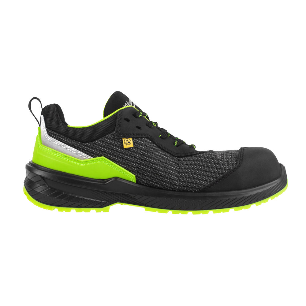 FLEXTRED™ HI-VIS FXT S1PS ΠΑΠΟΥΤΣΙΑ ΑΣΦΑΛΕΙΑΣ ΠΡΑΣΙΝΑ ΜΕ ΥΦΑΣΜΑΤΙΝΟ ΑΝΩ ΜΕΡΟΣ