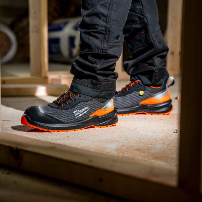 FLEXTRED™ HI-VIS FXT S1PS ΠΑΠΟΥΤΣΙΑ ΑΣΦΑΛΕΙΑΣ ΠΟΡΤΟΚΑΛΙ ΜΕ ΥΦΑΣΜΑΤΙΝΟ ΑΝΩ ΜΕΡΟΣ