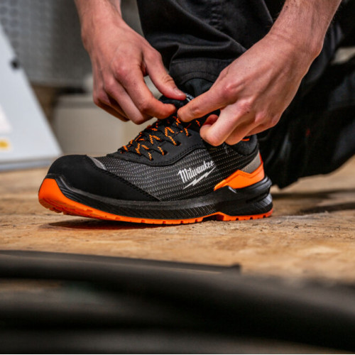 FLEXTRED™ HI-VIS FXT S1PS ΠΑΠΟΥΤΣΙΑ ΑΣΦΑΛΕΙΑΣ ΠΟΡΤΟΚΑΛΙ ΜΕ ΥΦΑΣΜΑΤΙΝΟ ΑΝΩ ΜΕΡΟΣ